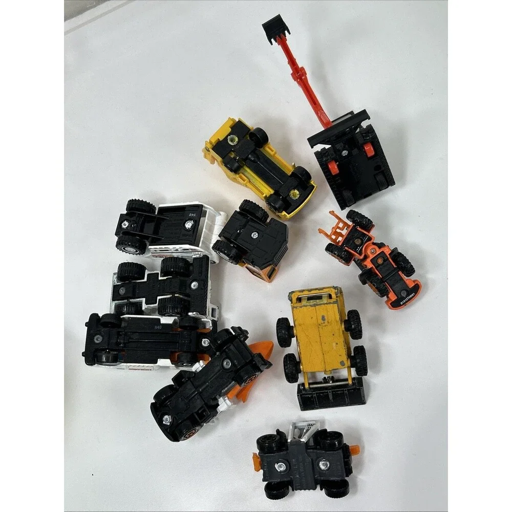 Vtg Matchbox Construction Ranec Lot Tree Lugger Road Scraper Excavator